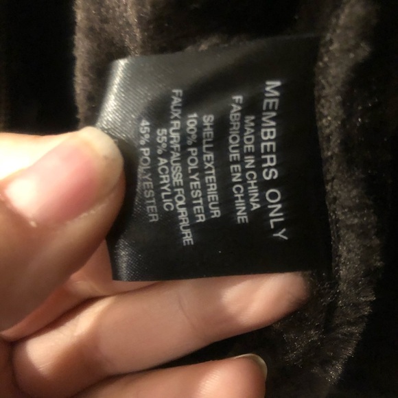 Fur faux leather vest - Picture 6 of 6